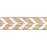 KRAVET COUTURE T30828.16.0 CHEVRON VELVET TAPE CREAM TRIM - Eade's Wallpaper