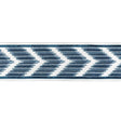 KRAVET COUTURE T30828.50.0 CHEVRON VELVET TAPE INK TRIM - Eade's Wallpaper