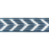 KRAVET COUTURE T30828.50.0 CHEVRON VELVET TAPE INK TRIM - Eade's Wallpaper