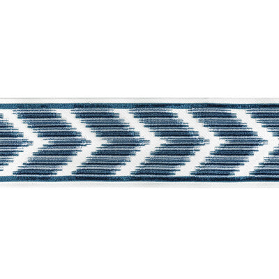 KRAVET COUTURE T30828.50.0 CHEVRON VELVET TAPE INK TRIM - Eade's Wallpaper