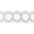 KRAVET COUTURE T30829.106.0 LOOPED TAPE PLATINUM TRIM - Eade's Wallpaper