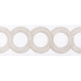 KRAVET COUTURE T30829.106.0 LOOPED TAPE PLATINUM TRIM - Eade's Wallpaper