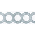 KRAVET COUTURE T30829.11.0 LOOPED TAPE SILVERMIST TRIM - Eade's Wallpaper