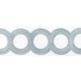 KRAVET COUTURE T30829.11.0 LOOPED TAPE SILVERMIST TRIM - Eade's Wallpaper