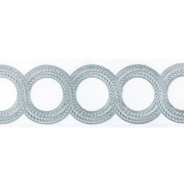 KRAVET COUTURE T30829.11.0 LOOPED TAPE SILVERMIST TRIM - Eade's Wallpaper