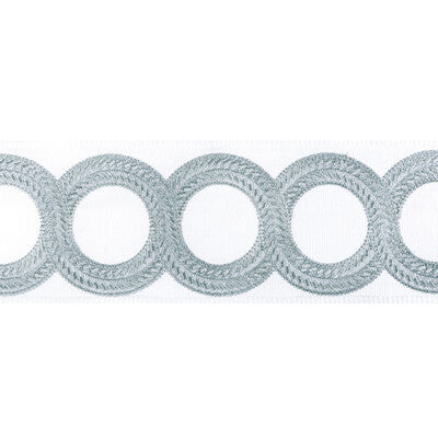 KRAVET COUTURE T30829.11.0 LOOPED TAPE SILVERMIST TRIM - Eade's Wallpaper