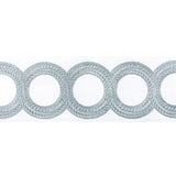 KRAVET COUTURE T30829.11.0 LOOPED TAPE SILVERMIST TRIM - Eade's Wallpaper