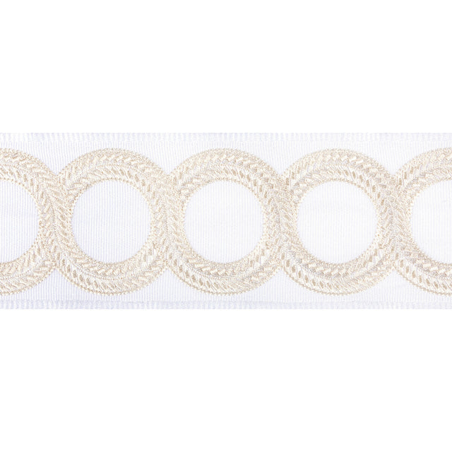 KRAVET COUTURE T30829.16.0 LOOPED TAPE CREAM TRIM - Eade's Wallpaper