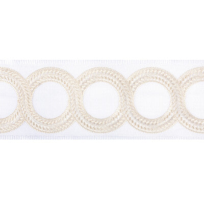 KRAVET COUTURE T30829.16.0 LOOPED TAPE CREAM TRIM - Eade's Wallpaper