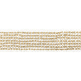 KRAVET COUTURE T30832.416.0 GALAXY BEAD TAPE GOLD TRIM - Eade's Wallpaper