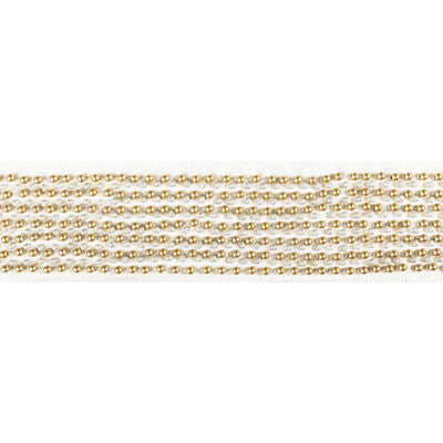 KRAVET COUTURE T30832.416.0 GALAXY BEAD TAPE GOLD TRIM - Eade's Wallpaper