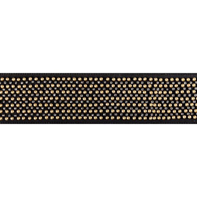 KRAVET COUTURE T30832.84.0 GALAXY BEAD TAPE NOIR TRIM - Eade's Wallpaper