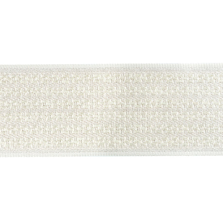 KRAVET COUTURE T30833.11.0 CHAINLINK TAPE SILVER TRIM - Eade's Wallpaper