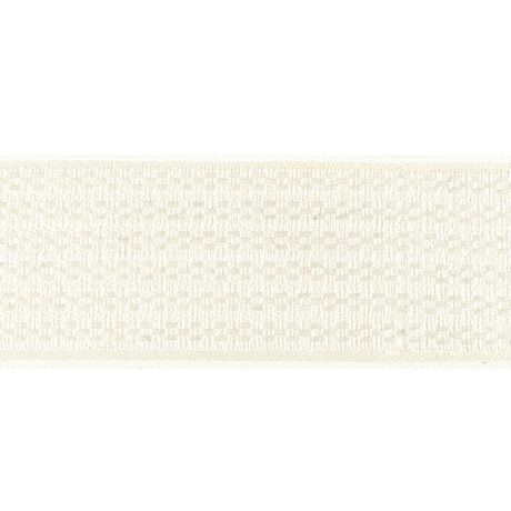 KRAVET COUTURE T30833.1116.0 CHAINLINK TAPE IVORY TRIM - Eade's Wallpaper
