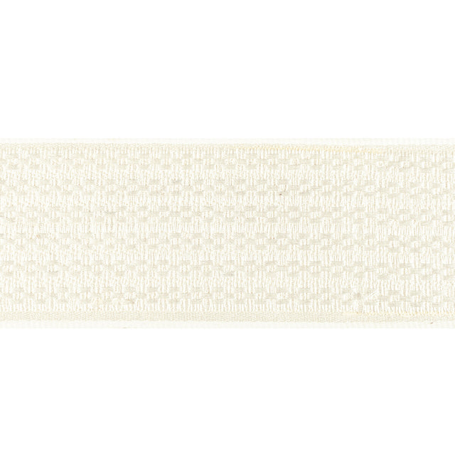 KRAVET COUTURE T30833.1116.0 CHAINLINK TAPE IVORY TRIM - Eade's Wallpaper