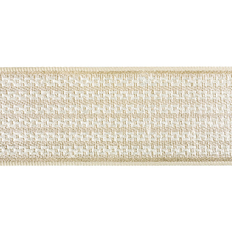 KRAVET COUTURE T30833.16.0 CHAINLINK TAPE CHAMPAGNE TRIM - Eade's Wallpaper