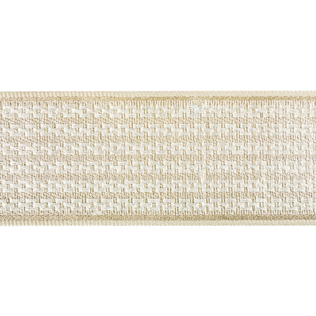 KRAVET COUTURE T30833.16.0 CHAINLINK TAPE CHAMPAGNE TRIM - Eade's Wallpaper