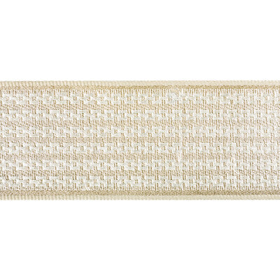 KRAVET COUTURE T30833.16.0 CHAINLINK TAPE CHAMPAGNE TRIM - Eade's Wallpaper