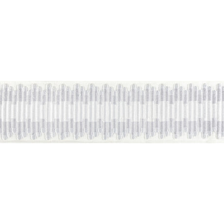 KRAVET COUTURE T30834.11.0 HORIZONS TAPE SILVER TRIM - Eade's Wallpaper