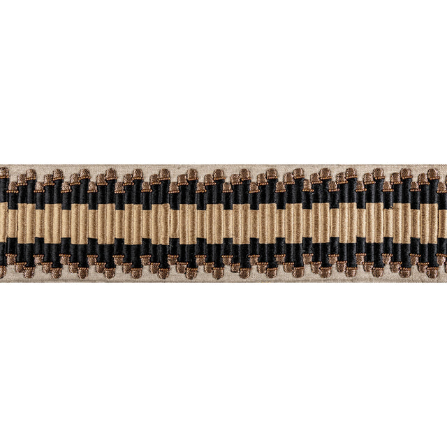 KRAVET COUTURE T30835.84.0 HORIZONS LUXE TAPE ONYX TRIM - Eade's Wallpaper