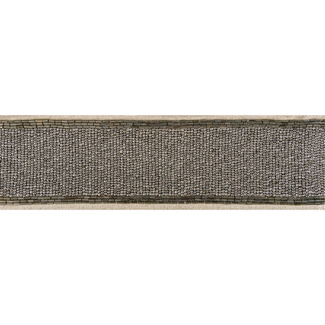 KRAVET COUTURE T30836.821.0 LUXE BEAD TAPE GRAPHITE TRIM - Eade's Wallpaper