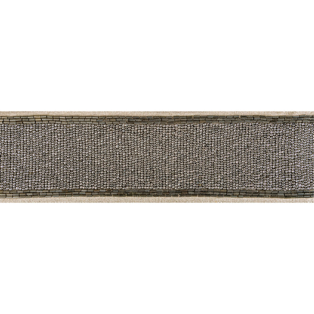 KRAVET COUTURE T30836.821.0 LUXE BEAD TAPE GRAPHITE TRIM - Eade's Wallpaper