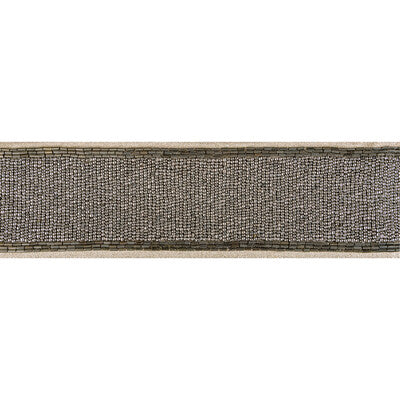 KRAVET COUTURE T30836.821.0 LUXE BEAD TAPE GRAPHITE TRIM - Eade's Wallpaper