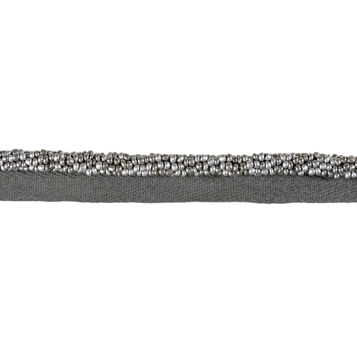 KRAVET COUTURE T30837.11.0 LUXE BEAD CORD PLATINUM TRIM - Eade's Wallpaper