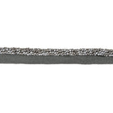 KRAVET COUTURE T30837.11.0 LUXE BEAD CORD PLATINUM TRIM - Eade's Wallpaper