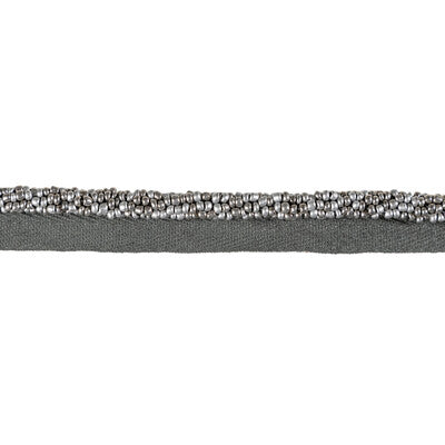 KRAVET COUTURE T30837.11.0 LUXE BEAD CORD PLATINUM TRIM - Eade's Wallpaper