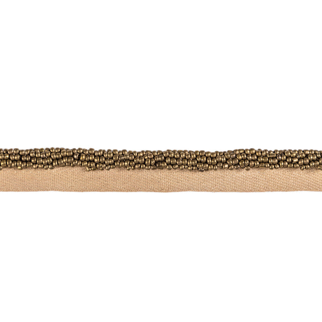 KRAVET COUTURE T30837.4.0 LUXE BEAD CORD GOLD TRIM - Eade's Wallpaper