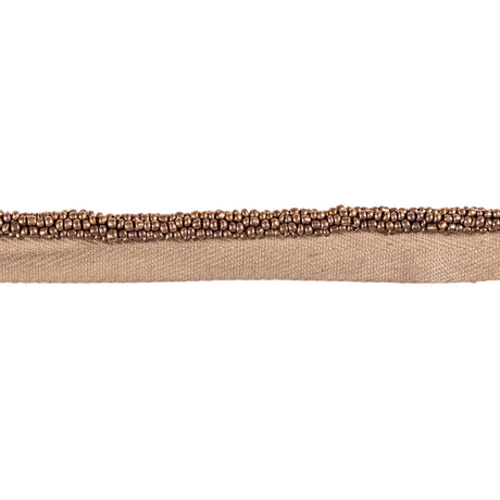 KRAVET COUTURE T30837.6.0 LUXE BEAD CORD COPPER TRIM - Eade's Wallpaper