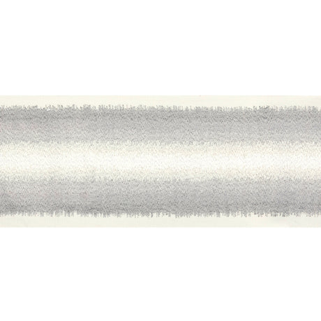 KRAVET COUTURE T30838.11.0 OMBRE WIDE TAPE SILVER TRIM - Eade's Wallpaper