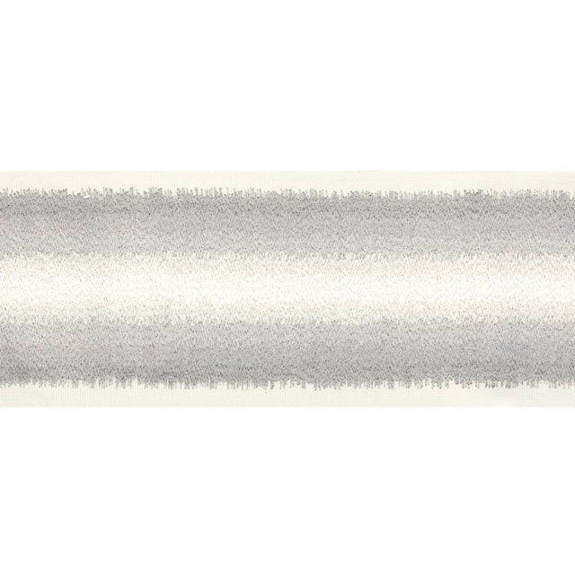 KRAVET COUTURE T30838.11.0 OMBRE WIDE TAPE SILVER TRIM - Eade's Wallpaper