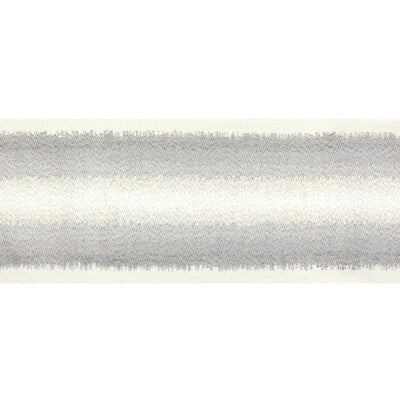 KRAVET COUTURE T30838.11.0 OMBRE WIDE TAPE SILVER TRIM - Eade's Wallpaper
