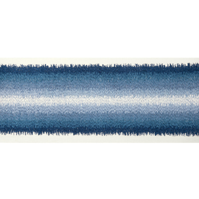 KRAVET COUTURE T30838.550.0 OMBRE WIDE TAPE INDIGO TRIM - Eade's Wallpaper