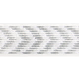KRAVET COUTURE T30839.11.0 CHEVRON WIDE TAPE SILVER TRIM - Eade's Wallpaper