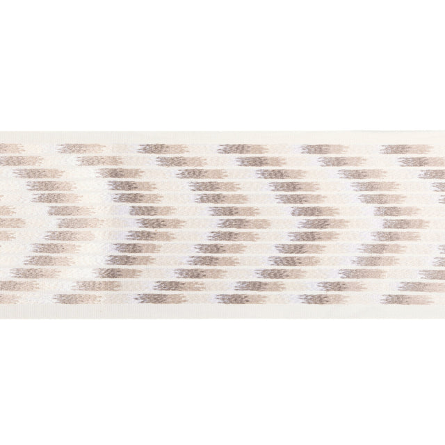 KRAVET COUTURE T30839.1611.0 CHEVRON WIDE TAPE STONE TRIM - Eade's Wallpaper