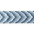 KRAVET COUTURE T30839.550.0 CHEVRON WIDE TAPE INDIGO TRIM - Eade's Wallpaper