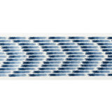 KRAVET COUTURE T30839.550.0 CHEVRON WIDE TAPE INDIGO TRIM - Eade's Wallpaper