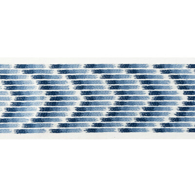 KRAVET COUTURE T30839.550.0 CHEVRON WIDE TAPE INDIGO TRIM - Eade's Wallpaper