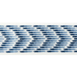 KRAVET COUTURE T30839.550.0 CHEVRON WIDE TAPE INDIGO TRIM - Eade's Wallpaper