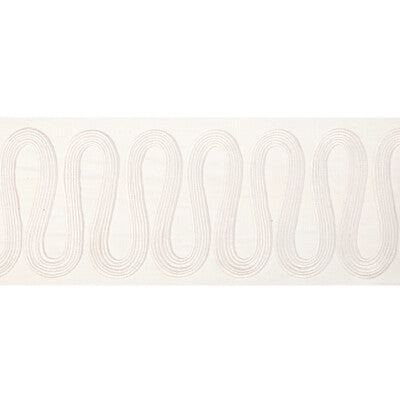 KRAVET COUTURE T30840.1.0 WIGGLE WIDE TAPE IVORY TRIM - Eade's Wallpaper