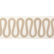 KRAVET COUTURE T30840.416.0 WIGGLE WIDE TAPE GOLD TRIM - Eade's Wallpaper