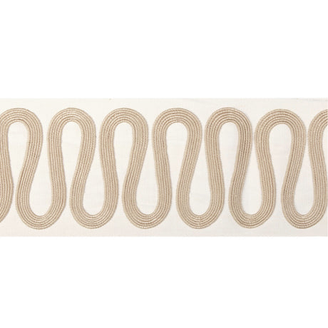 KRAVET COUTURE T30840.416.0 WIGGLE WIDE TAPE GOLD TRIM - Eade's Wallpaper