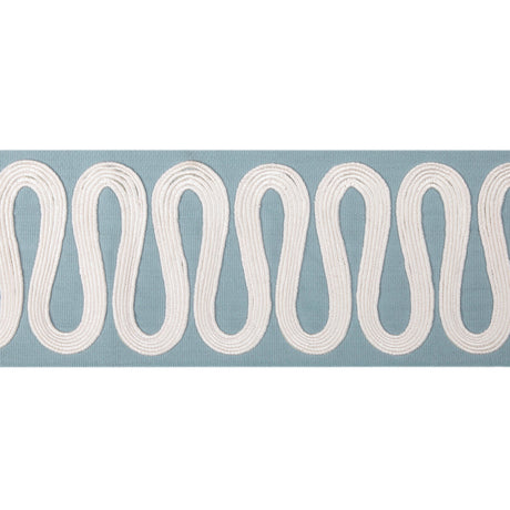 KRAVET COUTURE T30840.515.0 WIGGLE WIDE TAPE DELFT TRIM - Eade's Wallpaper