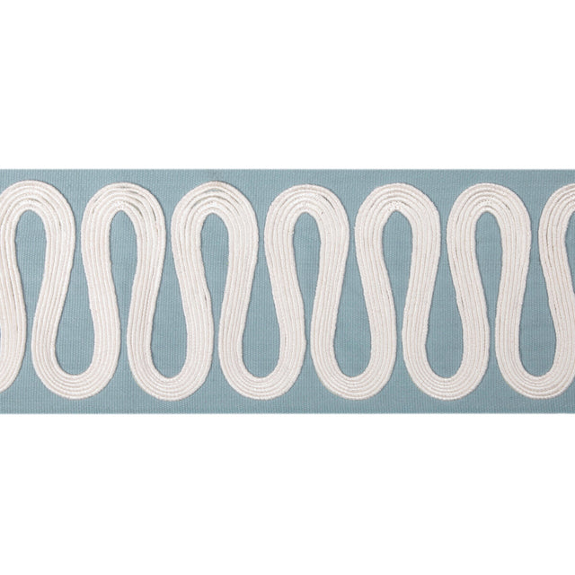 KRAVET COUTURE T30840.515.0 WIGGLE WIDE TAPE DELFT TRIM - Eade's Wallpaper