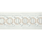 KRAVET COUTURE T30841.11.0 OCTAGON WIDE TAPE SILVER TRIM - Eade's Wallpaper