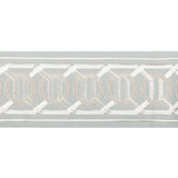 KRAVET COUTURE T30841.1311.0 OCTAGON WIDE TAPE MIST TRIM - Eade's Wallpaper