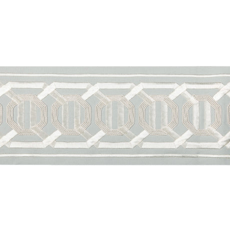 KRAVET COUTURE T30841.1311.0 OCTAGON WIDE TAPE MIST TRIM - Eade's Wallpaper